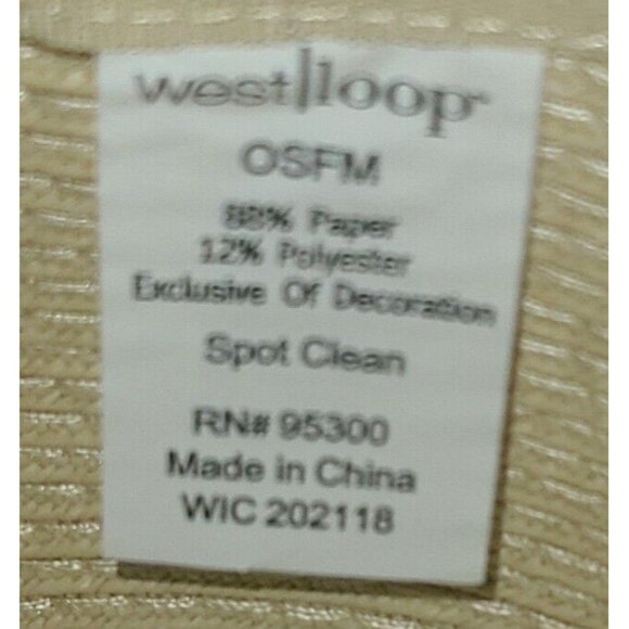 “Stay Salty” Women’s Sun Hat UV Protected Wide Brim Beige NEW. Cotton Balls - Picture 4 of 4